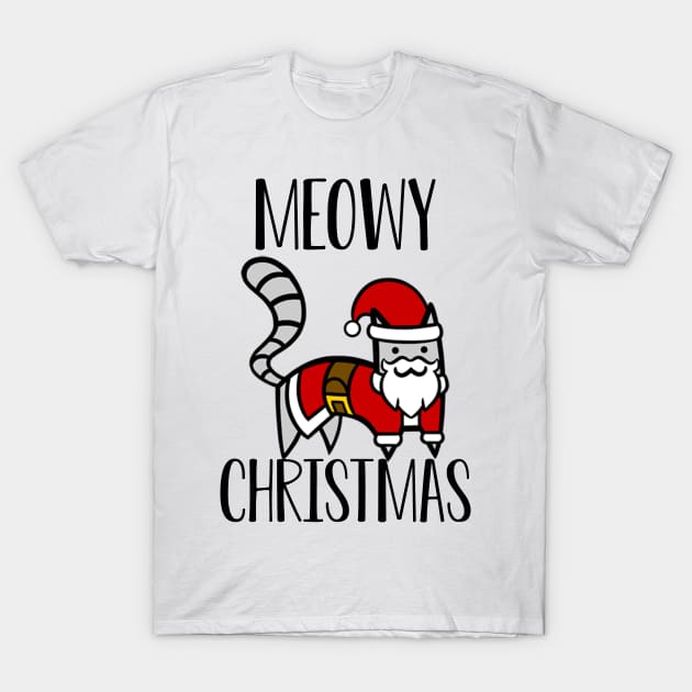 meowy christmas T-Shirt by CreativeShirt